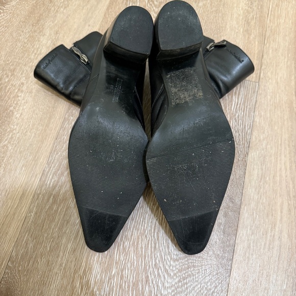 HARLEY-DAVIDSON Women's Leather NATALYA Biker Black Boots POINTED TOE Sz 6.5 - Picture 5 of 10